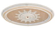 Blanco Oval Chandelier Ceiling Medallion 79 inches