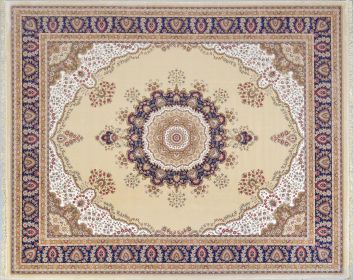 Kashan Design Cream 13x16