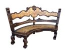 Juliana 72" Round Table Bench Chair Set 5