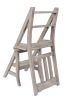 Mystique Gray Library Chair Stepladder