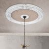 Blanco Round Chandelier Ceiling Medallion 36in