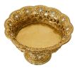 Grand Golden Oppulent Pedestal Bowl