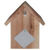 Cedar Wooden A-Frame Birdhouses for Wrens - Easy to Hang