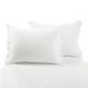 Full/Queen size White 5-Piece Lightweight Comforter Set with Lace Trim