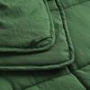 Queen Size Green 3 Piece Microfiber Reversible Comforter Set