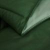 Twin/Twin XL Traditional Microfiber Reversible 3 Piece Comforter Set in Green