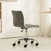 Heavy Duty Gray Channel-Tufted Conference Chair