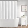 71-inch White Polyester Mildew Resistant Shower Curtain Liner