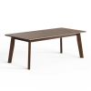 Rustic Minimalist Espresso Wooden Coffee Table