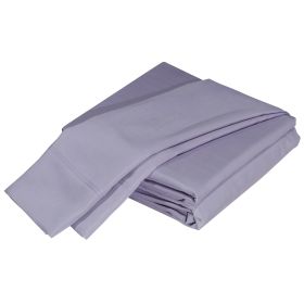 Luxurious Viscose from 100% Bamboo 4-Piece Sheet Set, Oeko-TEX Certified, King - Amethyst