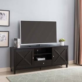 ID USA 212960 TV Stand Red Cocoa