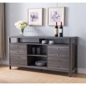 ID USA 161627 TV Stand/Buffet Distressed Grey