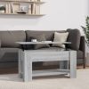 Coffee Table Gray Sonoma 39.8"x19.3"x20.5" Engineered Wood