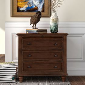 U_STYLE 3-Drawer Storage Wood Cabinet, End Table with Pull out Tray (As Same As WF199155AAD)