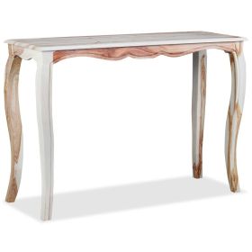 Console Table Solid Sheesham Wood 43.3"x15.7"x29.9"