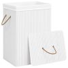 Bamboo Laundry Basket White