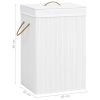 Bamboo Laundry Basket White