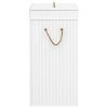 Bamboo Laundry Basket White