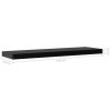 Floating Wall Shelves 2 pcs Black 47.2"x7.9"x1.5"