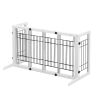 Assemble/Disassemble Pet Wooden Fence - White