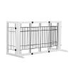 Assemble/Disassemble Pet Wooden Fence - White