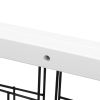 Assemble/Disassemble Pet Wooden Fence - White