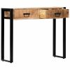 Console Table 35.4"x11.8"x29.5" Solid Mango Wood