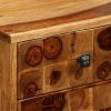 Nightstand Solid Sheesham Wood 14.6"x11.8"x21.3"