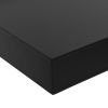 Floating Wall Shelves 2 pcs Black 47.2"x7.9"x1.5"