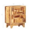 Bedside Cabinet 15.7"x11.8"x19.7" Solid Sheesham Wood