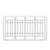 Assemble/Disassemble Pet Wooden Fence - White