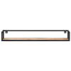 Wall Shelves 2 pcs 47.2" Solid Acacia Wood