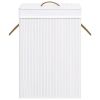 Bamboo Laundry Basket White