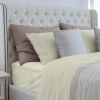 Luxurious Viscose from 100% Bamboo 4-Piece sheet Set , Oeko-TEX Certified, California King - Crème