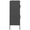 Storage Cabinet Anthracite 31.5"x13.8"x40" Steel