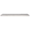 Floating Wall Shelf Concrete Gray 35.4"x9.3"x1.5" MDF