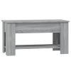 Coffee Table Gray Sonoma 39.8"x19.3"x20.5" Engineered Wood