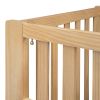 Crib with Drawers and 3 Height Options, Natural