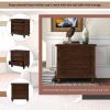 U_STYLE 3-Drawer Storage Wood Cabinet, End Table with Pull out Tray (As Same As WF199155AAD)