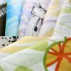 Blancho Bedding - [Cottage Stripe] 100% Cotton 4PC Comforter Cover/Duvet Cover Combo (Queen Size)