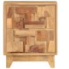 Bedside Cabinet 15.7"x11.8"x19.7" Solid Sheesham Wood