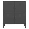 Storage Cabinet Anthracite 31.5"x13.8"x40" Steel