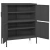 Storage Cabinet Anthracite 31.5"x13.8"x40" Steel