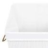 Bamboo Laundry Basket White