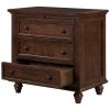 U_STYLE 3-Drawer Storage Wood Cabinet, End Table with Pull out Tray (As Same As WF199155AAD)