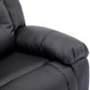 Home Theater Seating Manual Recliner; PU Leather Reclining Loveseat for Living Room