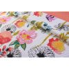 King size 3-Piece Cotton Quilt Set with Multi-Color Floral Pattern