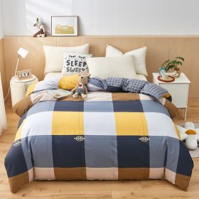 Quilt Cover Single Wholesale Pure Cotton Single Double Student Dormitory Three-piece Set (Option: Manhattan-single 3piece set150x200)