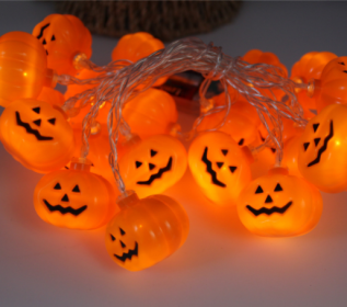 Halloween Decoration Pumpkin  Light  LED String Lights Lantern (Option: I Warm White-1.2M)