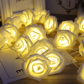 LED Rose Flower Lights (Option: Warm-USB-1.5m)